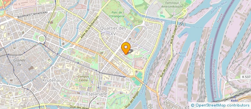 localisation de l'entreprise MONSIEUR KHIZAR DJAMALDINOV à STRASBOURG