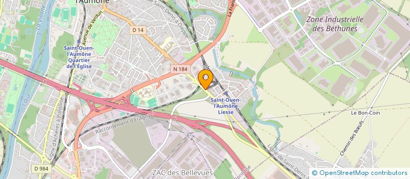 localisation de l'entreprise MONSIEUR KHIZAR HAYAT à SAINT-OUEN-L'AUMONE