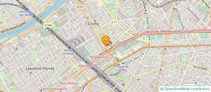 localisation de l'entreprise MONSIEUR KHIZAR SANDHU à CLICHY