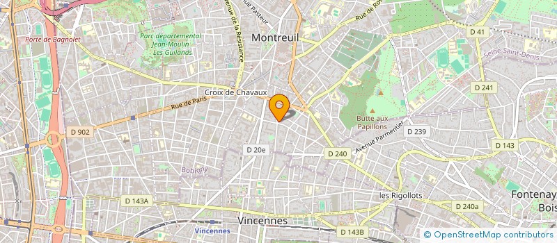 localisation de l'entreprise MONSIEUR KHOA PHAM à MONTREUIL