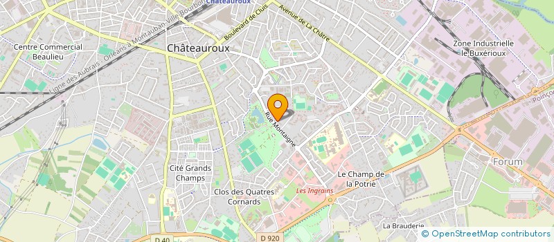 localisation de l'entreprise MONSIEUR KHOBAIB SALIH  CHATEAUROUX