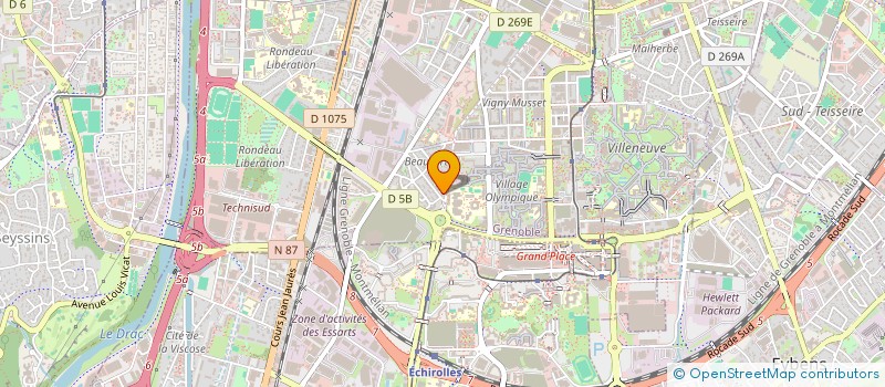 localisation de l'entreprise MONSIEUR KHODA HUSSAINI  GRENOBLE