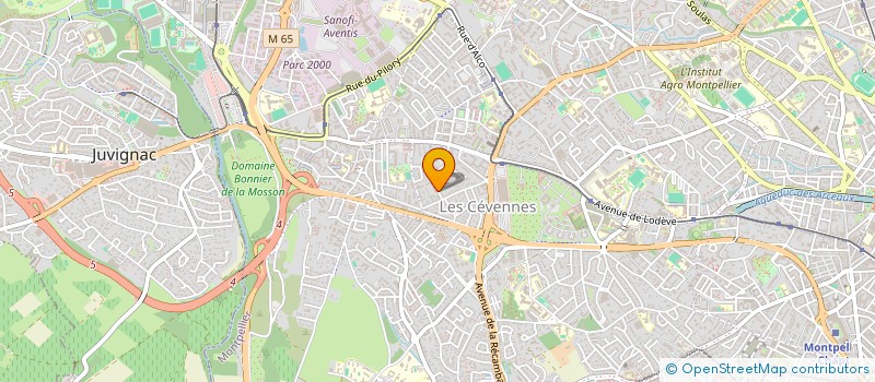 localisation de l'entreprise MONSIEUR KHODABAKHSH PANAY à MONTPELLIER