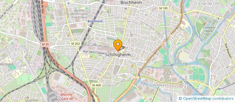 localisation de l'entreprise MONSIEUR KHODADAD YOUSUFI  SCHILTIGHEIM