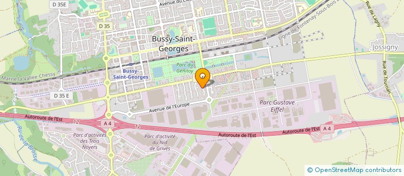 localisation de l'entreprise MONSIEUR KHOI SUONG LONG  BUSSY-SAINT-GEORGES