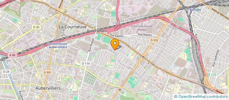 localisation de l'entreprise MONSIEUR KHOKAN BARUA à LA COURNEUVE