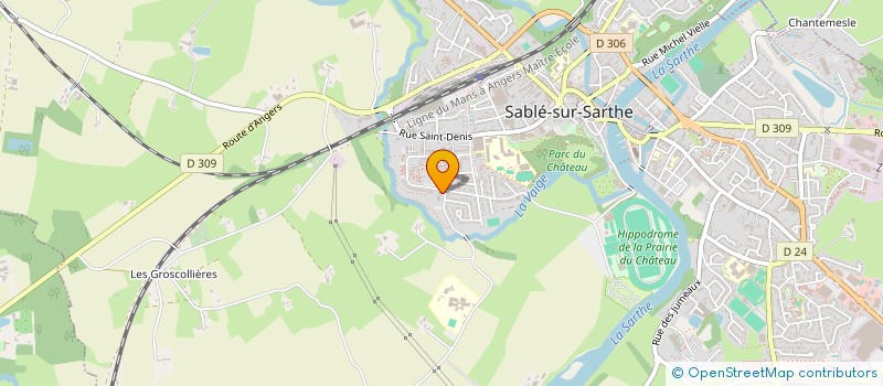 localisation de l'entreprise MONSIEUR KHOMAINI SHAMSUDDINE  SABLE-SUR-SARTHE