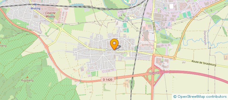 localisation de l'entreprise MONSIEUR KHORCHID SABET ESFEHANI  DORLISHEIM