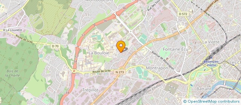 localisation de l'entreprise MONSIEUR KHOUAILED KABA  BESANCON