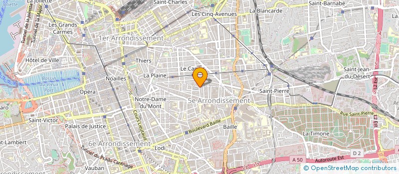 localisation de l'entreprise MONSIEUR KHOUDIR CHERAFT à MARSEILLE
