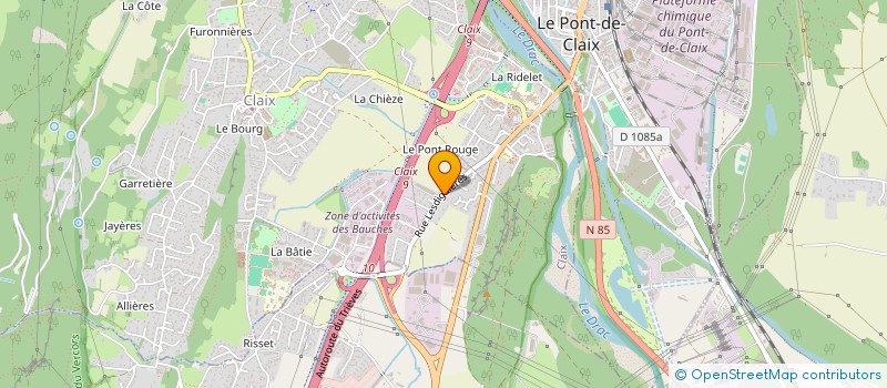 localisation de l'entreprise MONSIEUR KHOUTIR HAMDI  CLAIX