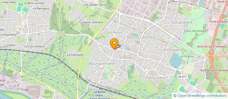 localisation de l'entreprise MONSIEUR KHOUTIR LENEGUER à SAINT-HERBLAIN