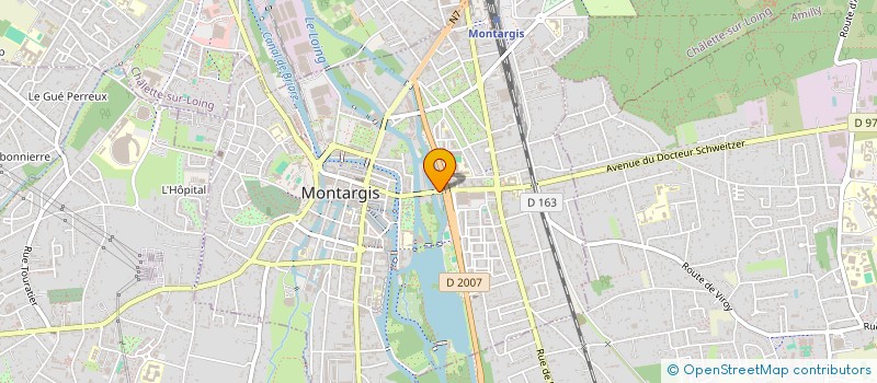 localisation de l'entreprise MONSIEUR KHURSHID KHOGYANI à MONTARGIS