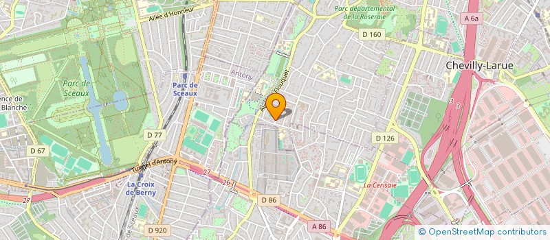 localisation de l'entreprise MONSIEUR KHUSELBOLD AMATUVSHIN  L'HAY-LES-ROSES