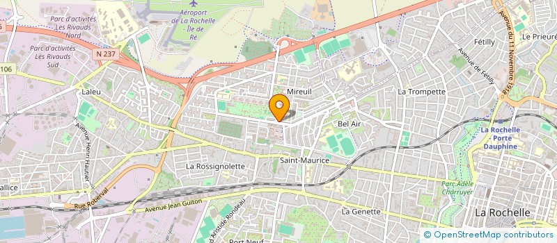 localisation de l'entreprise MONSIEUR KHUSHAL HASHIMI  LA ROCHELLE