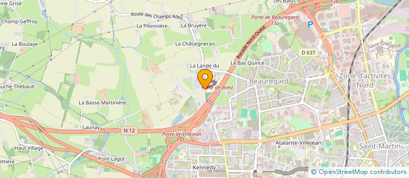 localisation de l'entreprise MONSIEUR KHUSHAL SHINWARI  RENNES