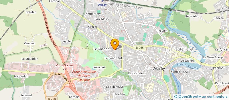 localisation de l'entreprise MONSIEUR KHVICHA PIPIA à AURAY