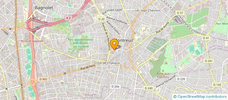 localisation de l'entreprise MONSIEUR KHWAJA SEDIQI à MONTREUIL