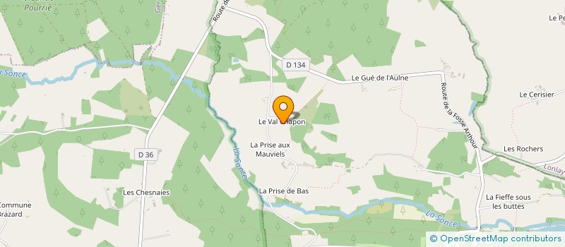 localisation de l'entreprise MONSIEUR KHYMO LETTE  SAINT-GEORGES-DE-ROUELLEY