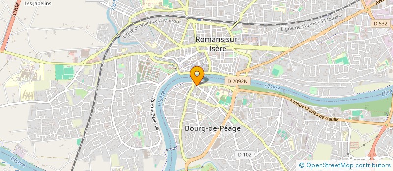 localisation de l'entreprise MONSIEUR KIAMADDIN SETTARI  BOURG-DE-PEAGE