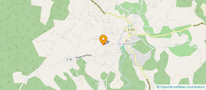 localisation de l'entreprise MONSIEUR KIANO ROSSI à LA VERDIERE