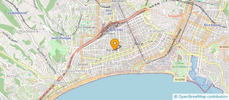 localisation de l'entreprise MONSIEUR KIARASH HOUSHMAND à NICE