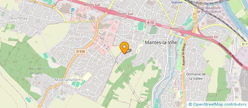 localisation de l'entreprise MONSIEUR KIARASH MORTAZAVI  MANTES-LA-VILLE