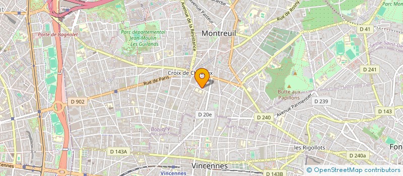 localisation de l'entreprise MONSIEUR KIDIA NSIALA BASANGA à MONTREUIL