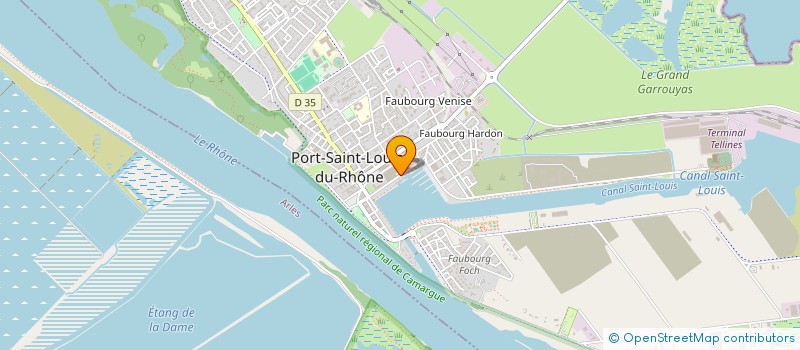 localisation de l'entreprise MONSIEUR KIEM TRAN DINH à PORT-SAINT-LOUIS-DU-RHONE