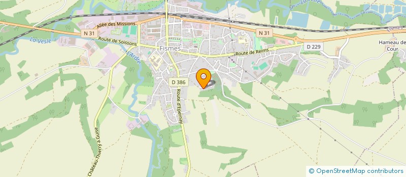 localisation de l'entreprise MONSIEUR KIEN COMTE  FISMES