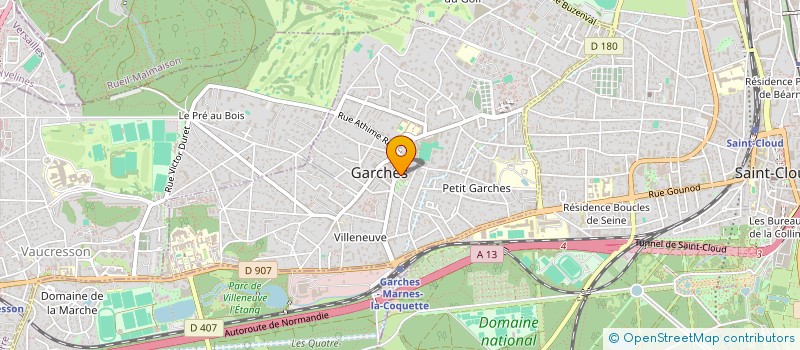 localisation de l'entreprise MONSIEUR KIEN TRUONG à GARCHES