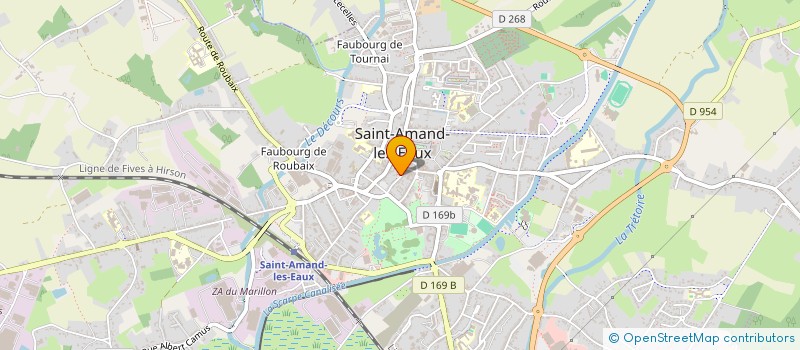 localisation de l'entreprise MONSIEUR KIEN VANG à SAINT-AMAND-LES-EAUX