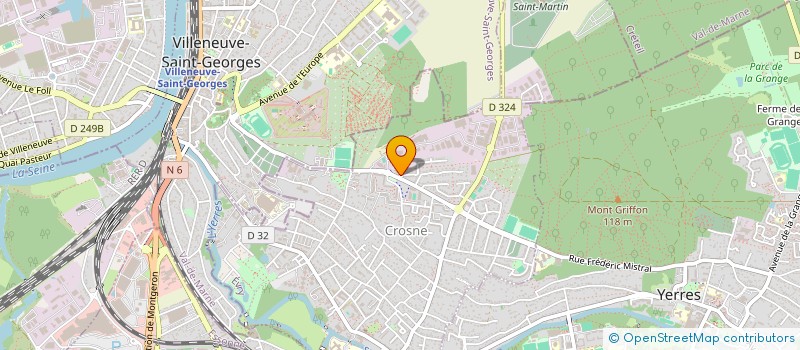 localisation de l'entreprise MONSIEUR KIENG NGO  CROSNE