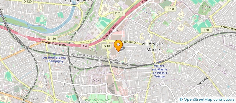 localisation de l'entreprise MONSIEUR KIENGA GUILHERME à VILLIERS-SUR-MARNE
