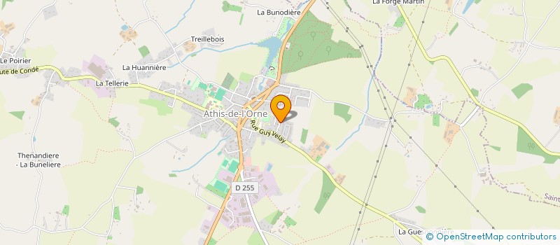 localisation de l'entreprise MONSIEUR KIERAN LE ROY à ATHIS-VAL DE ROUVRE