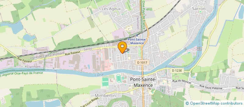 localisation de l'entreprise MONSIEUR KIERAN LITTLE  PONT-SAINTE-MAXENCE