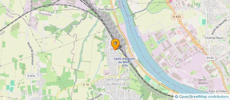 localisation de l'entreprise MONSIEUR KIERON AUDIFFREN  SAINT-GERMAIN-AU-MONT-D'OR