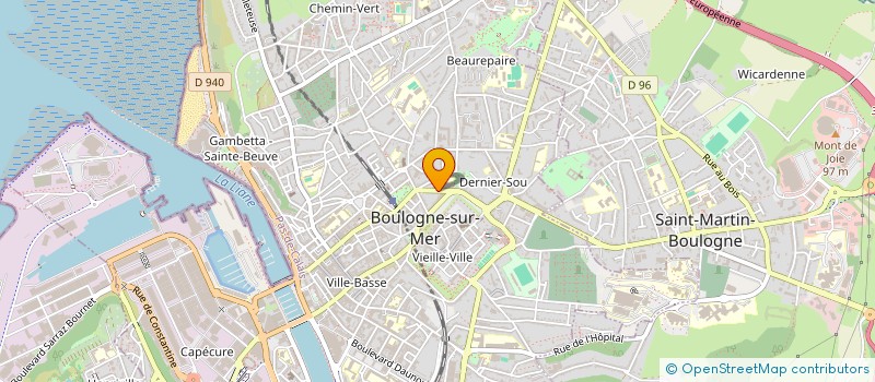 localisation de l'entreprise MONSIEUR KIFOULI TAOFIQUI  BOULOGNE-SUR-MER