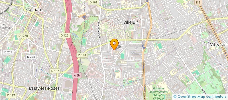 localisation de l'entreprise MONSIEUR KIKALA CAMARA  VILLEJUIF