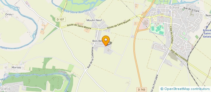 localisation de l'entreprise MONSIEUR KIKIAN MARCHE  ECHIRE