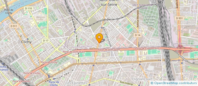 localisation de l'entreprise MONSIEUR KILANI KARMANOU à SAINT-OUEN-SUR-SEINE