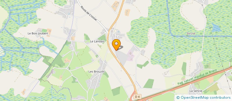 localisation de l'entreprise MONSIEUR KILDWEN BLENO  DONGES