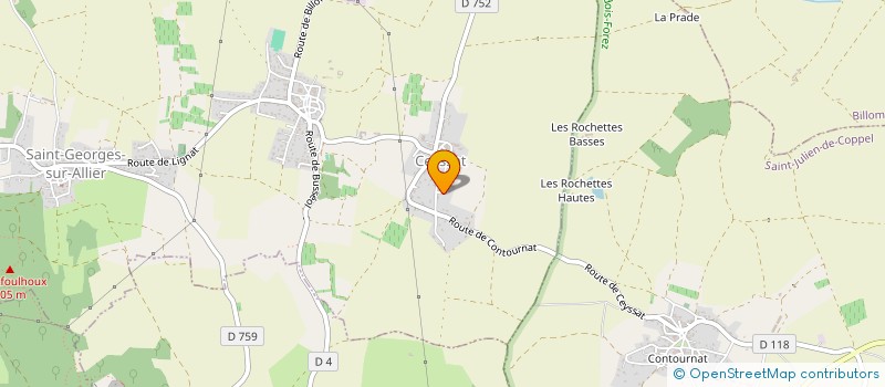 localisation de l'entreprise MONSIEUR KILIAM THEVENET  SAINT-GEORGES-SUR-ALLIER