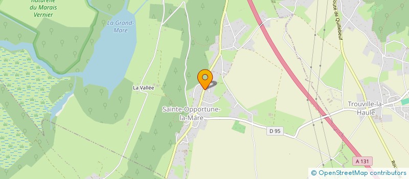 localisation de l'entreprise MONSIEUR KILIAN BEAULIEU  SAINTE-OPPORTUNE-LA-MARE