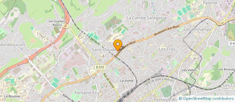 localisation de l'entreprise MONSIEUR KILIAN BEAUMONT  BESANCON