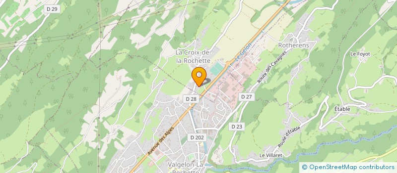 localisation de l'entreprise MONSIEUR KILIAN BILLET  LA CROIX-DE-LA-ROCHETTE