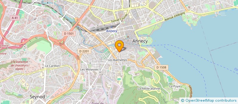 localisation de l'entreprise MONSIEUR KILIAN BOURCIER  ANNECY