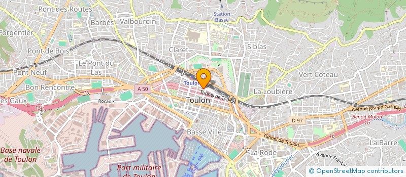 localisation de l'entreprise MONSIEUR KILIAN BRETON  TOULON