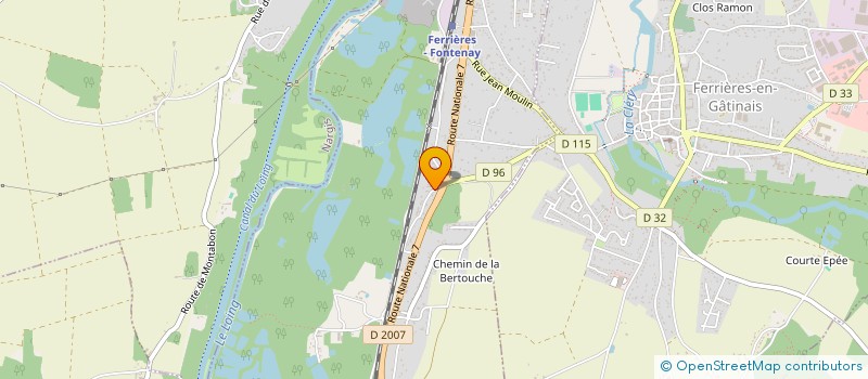 localisation de l'entreprise MONSIEUR KILIAN CAPAPEY  FONTENAY-SUR-LOING