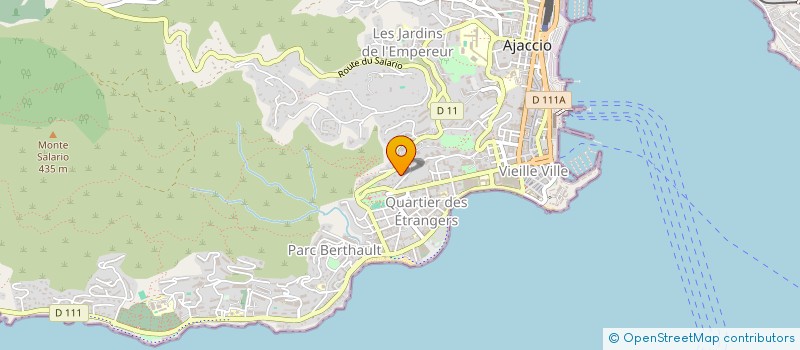 localisation de l'entreprise MONSIEUR KILIAN CERVETTI  AJACCIO